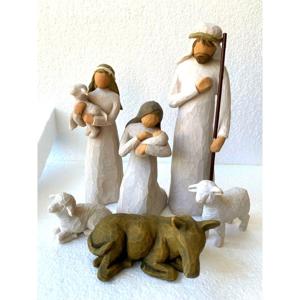 Willow Tree 6-Piece Nativity Set, sculpted by Susan Lordi for Demdaco.